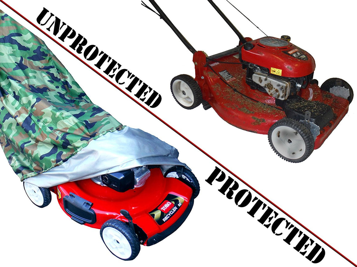 WeatherPRO Lawn Mower Cover - Camouflage - WeatherPRO Cover,   - Lawn Mower Cover