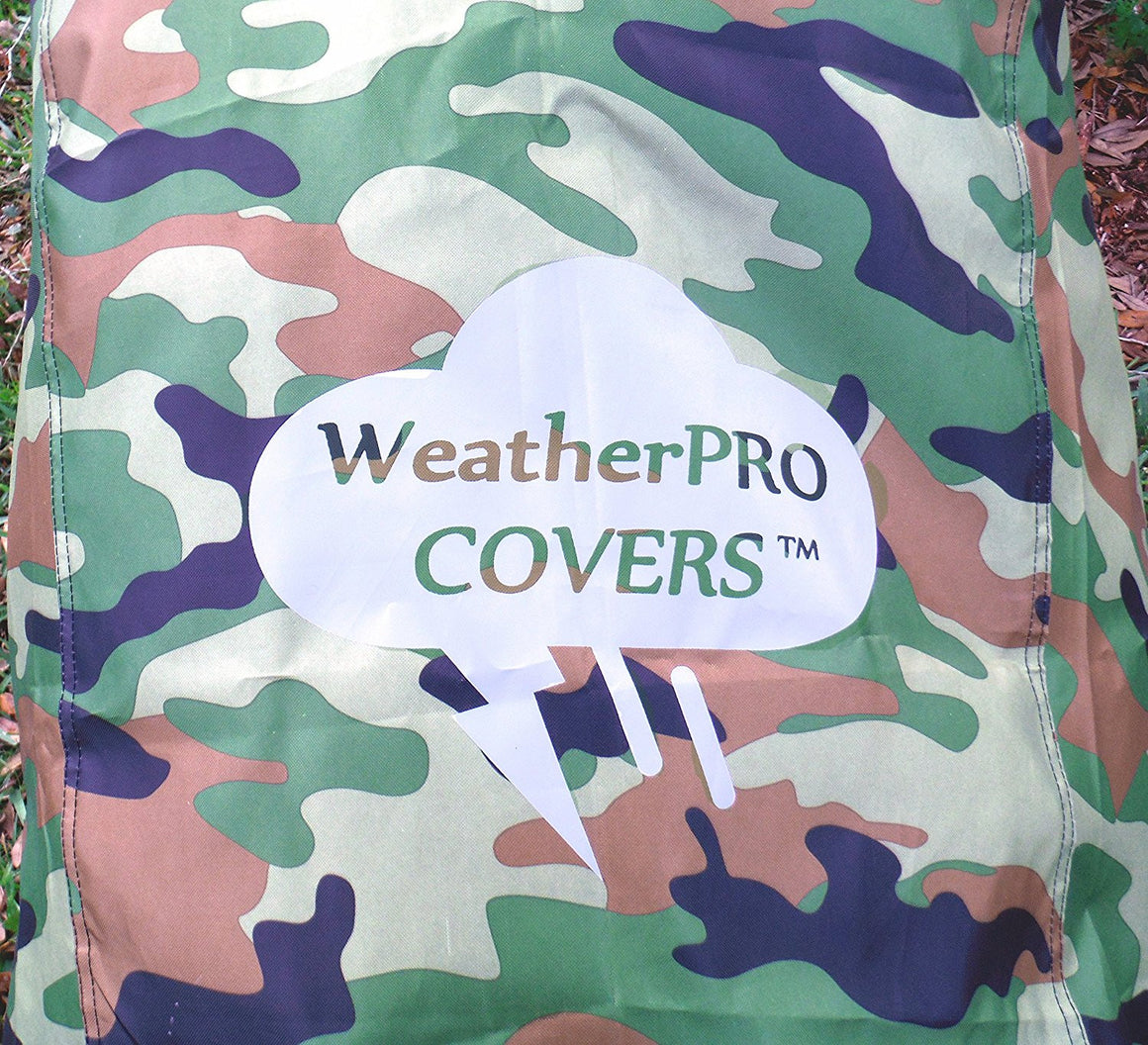 WeatherPRO Lawn Mower Cover - Camouflage - WeatherPRO Cover,   - Lawn Mower Cover