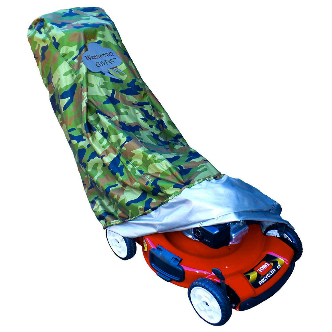 WeatherPRO Lawn Mower Cover - Camouflage - WeatherPRO Cover,   - Lawn Mower Cover